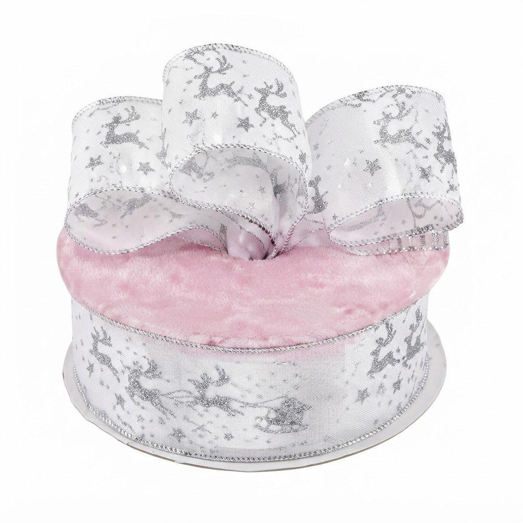 Silver Reindeer Ribbon (ADV)