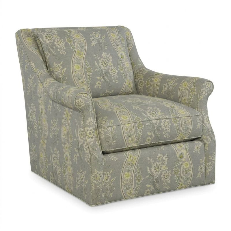 Marcelle Swivel Chair - Castellet Jonquil