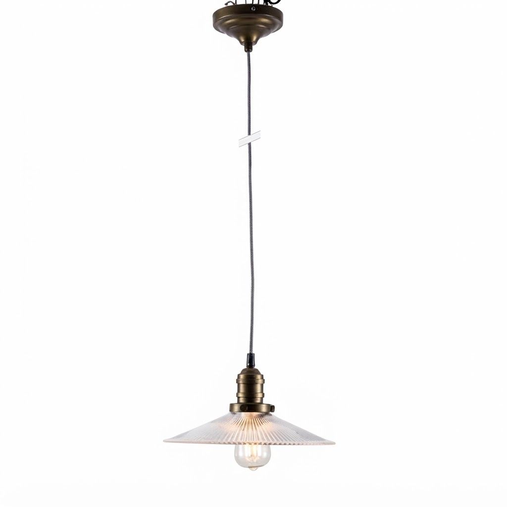 Vintage Glass Pendant - Bronze (ADV)