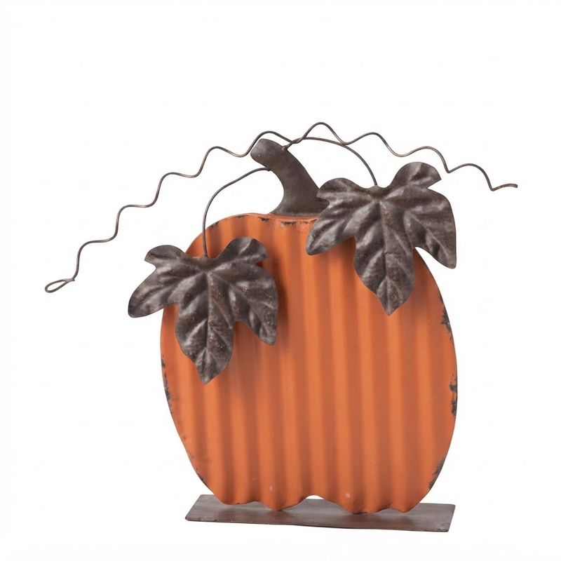 Painted Tin Pumpkin