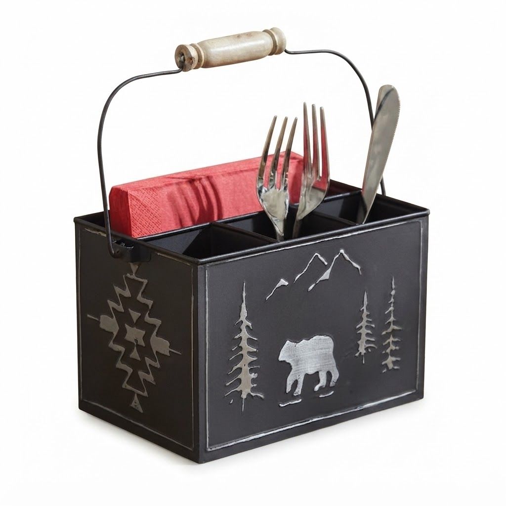 Black Bear Utensil Caddy
