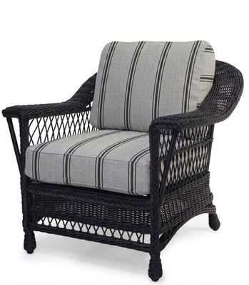 Bar Harbor Arm Chair Vintage Black - Littlefield Natural
