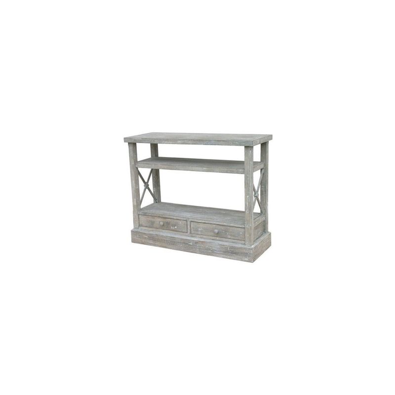 Cross Bar Console Table - Slate (TW)