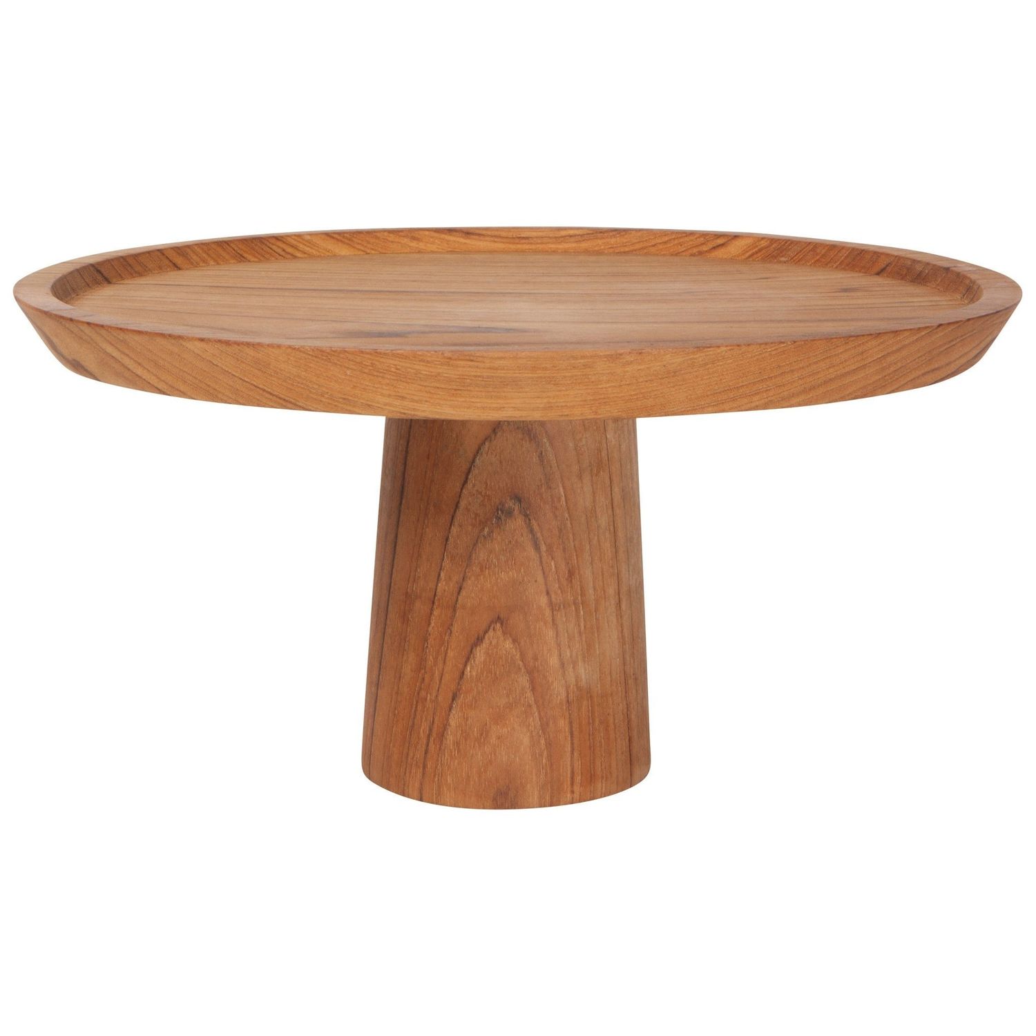 Teak Cake Stand - 11"