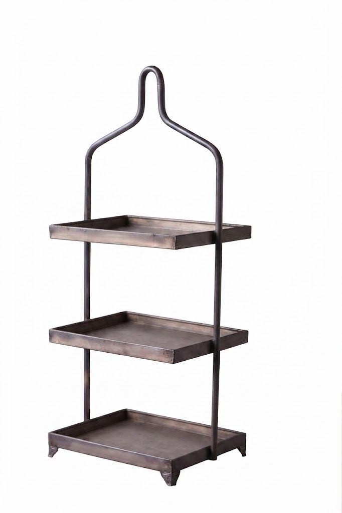 Three Tiered Metal Display