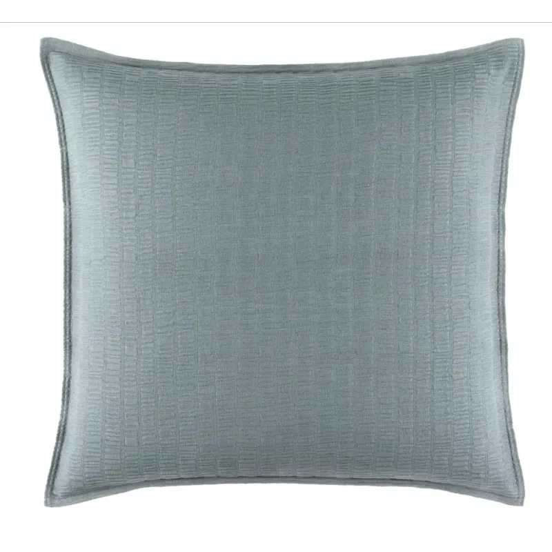 Roark Pewter Blue Matelasse Euro Sham