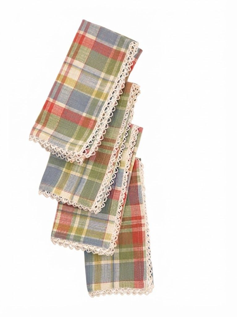Sunwashed Plaid Napkin S/4 - Multi