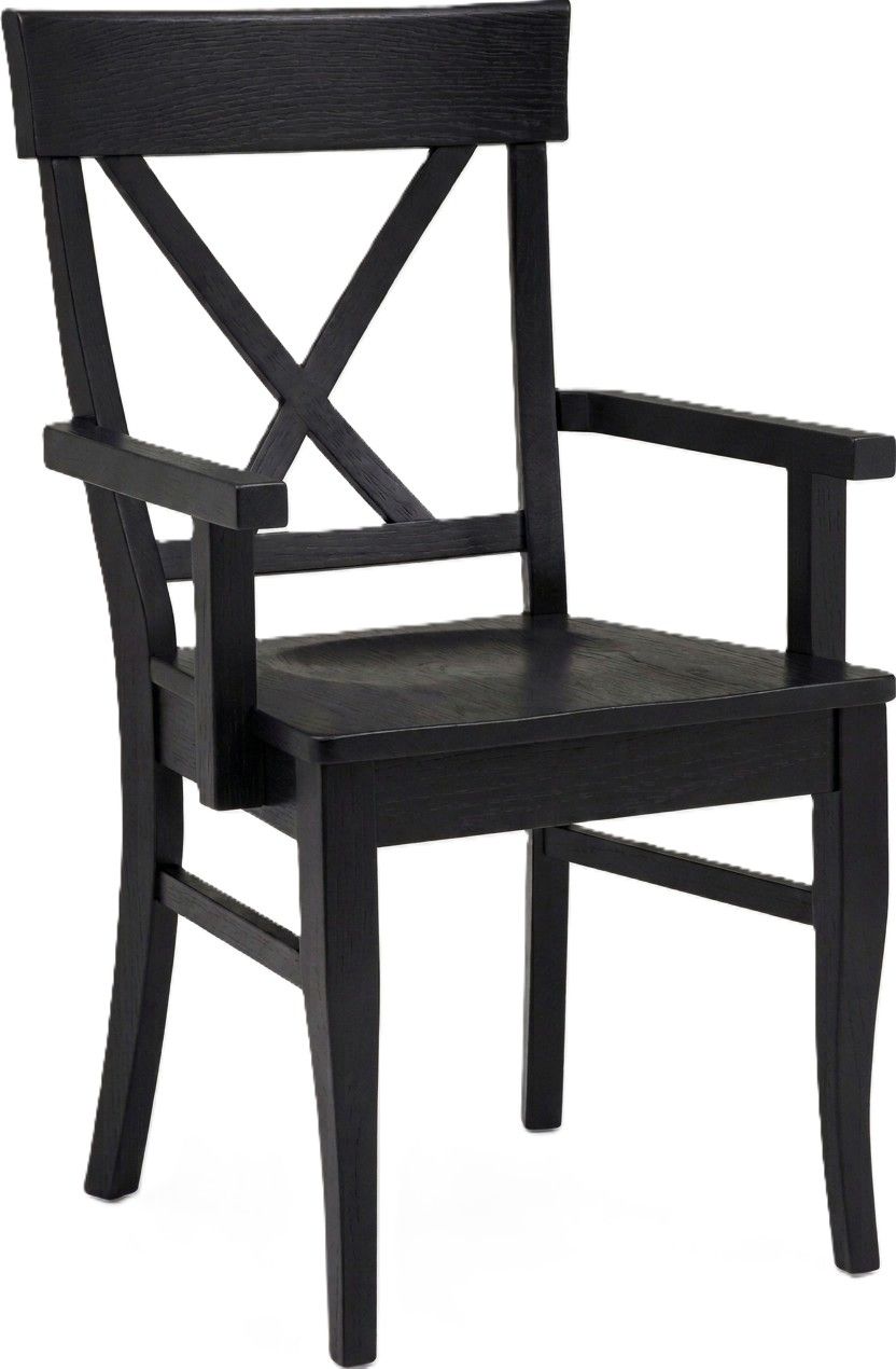 Opera Black Arm Chair