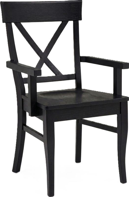 Opera Black Arm Chair