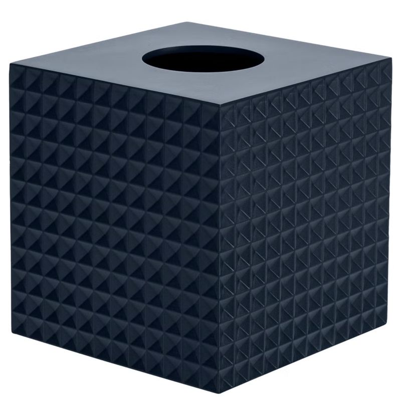 Braemar Collection Navy - Tissue Box