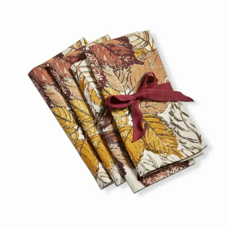 Gathering Leaves Napkin S/4