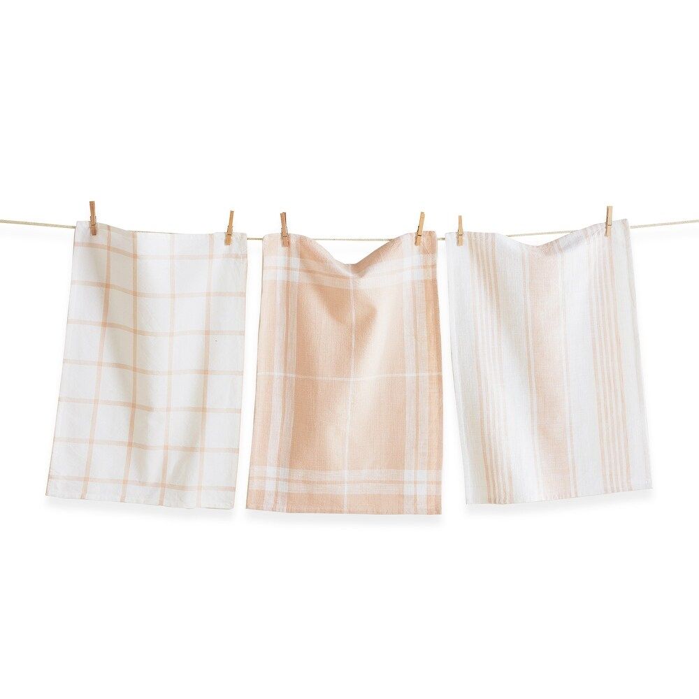 Classic Dishtowel S/3 - Blush