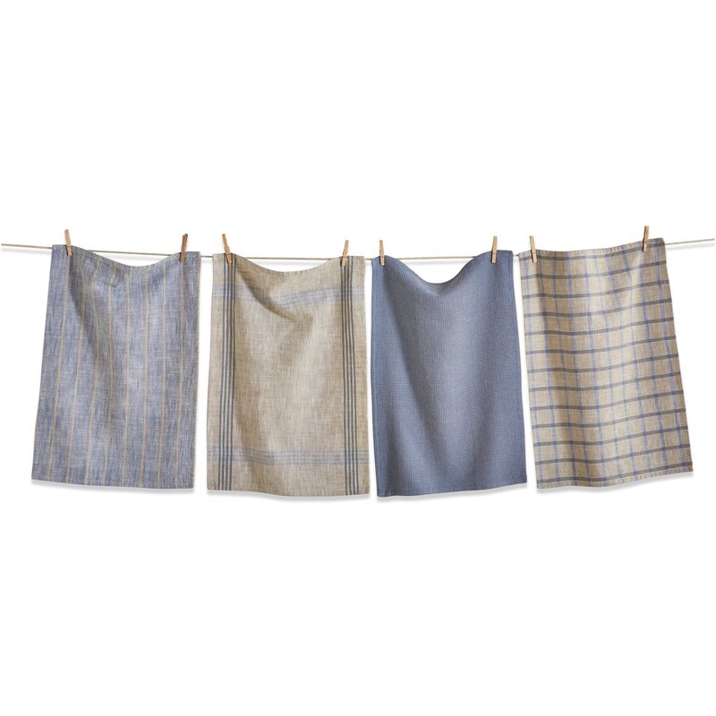 Canyon Woven Dishtowel S/4 - Denim Blue