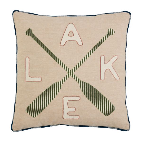 Oars Applique Lake Toss