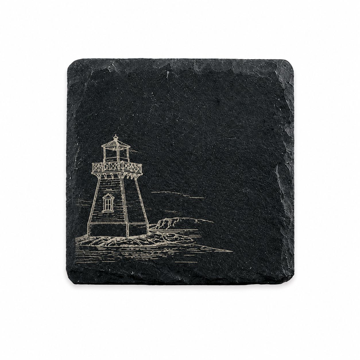 Single Slate Coaster - LightHouse