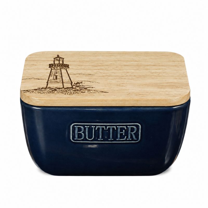 Blue Butter Dish -