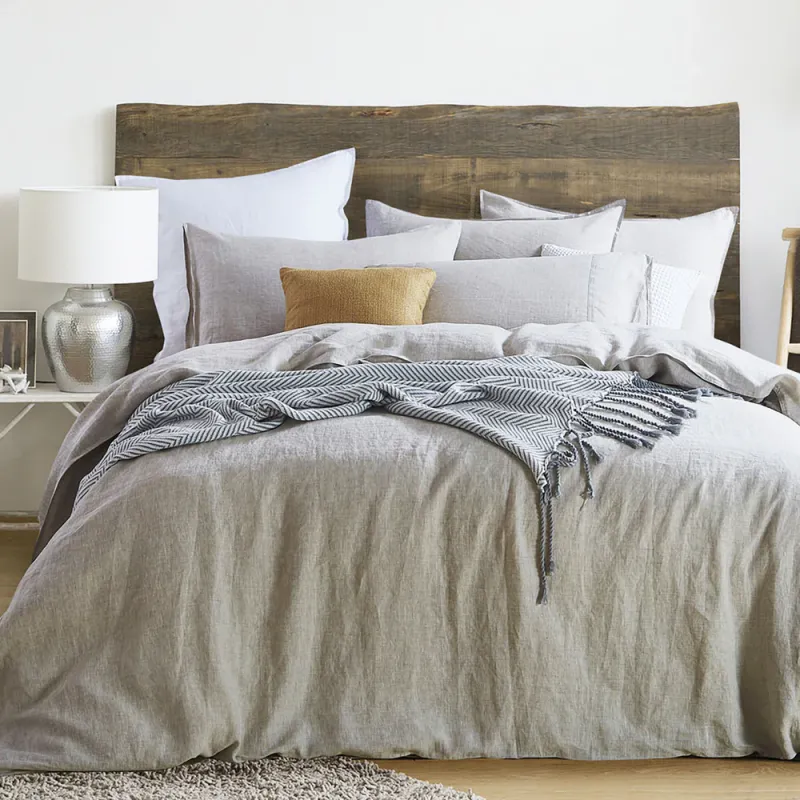 Natural Linen Duvet Cover Set - King