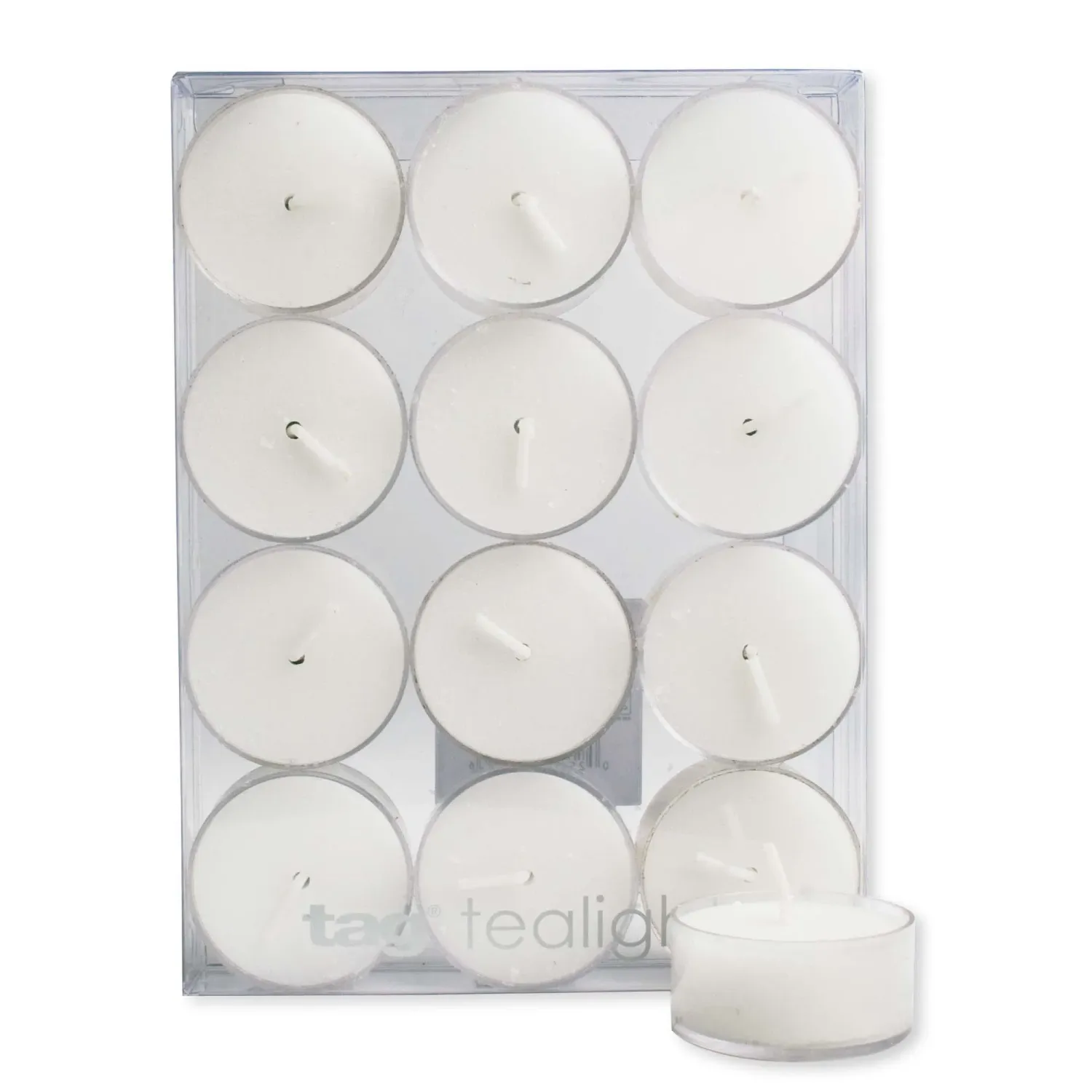 Tealight Candles Set/12 - White
