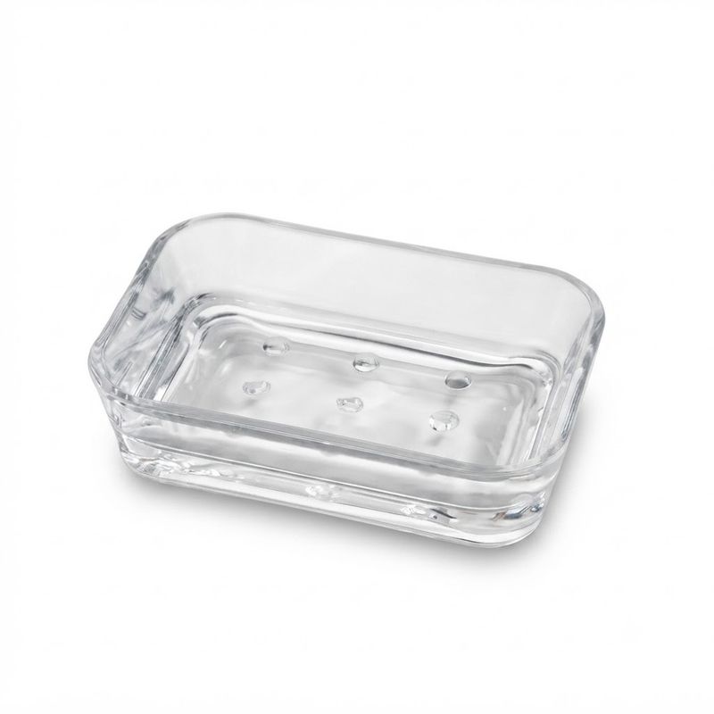 Optiks Acrylic Soap Dish - Clear