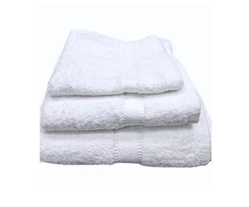 Dobby Face Cloth - White