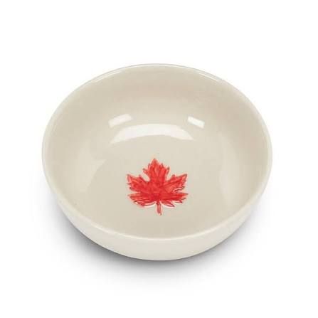 Small Dish W/Maple Leaf