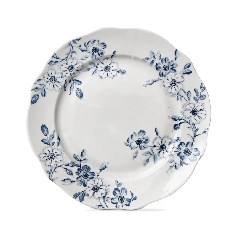 Cottage Blue Floral - Place Set includes 3 Different Size Plates Place Setting - S/12