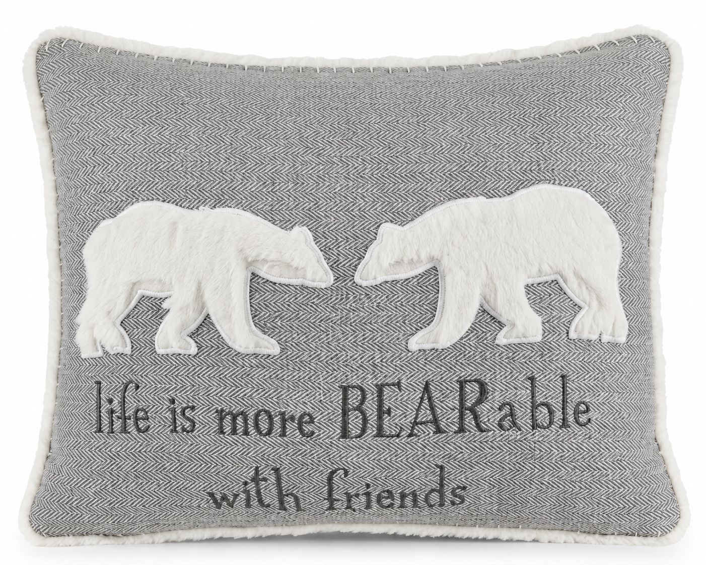 Toss Pillow - Fur Life is More Bearable