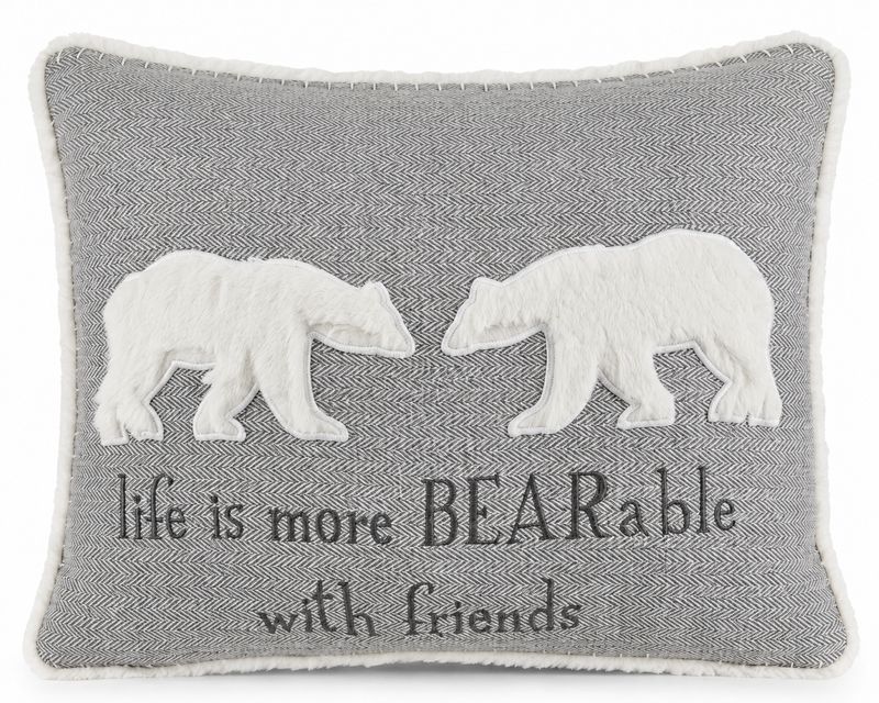 Toss Pillow - Fur Life is More Bearable