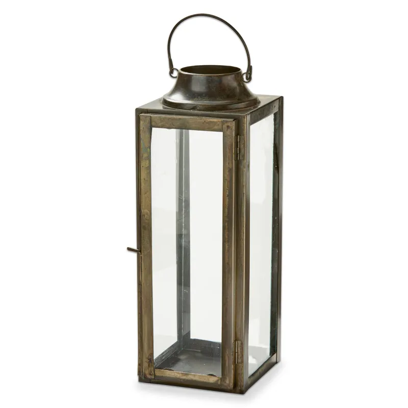 Liam Antique Bronze Lantern - Tall