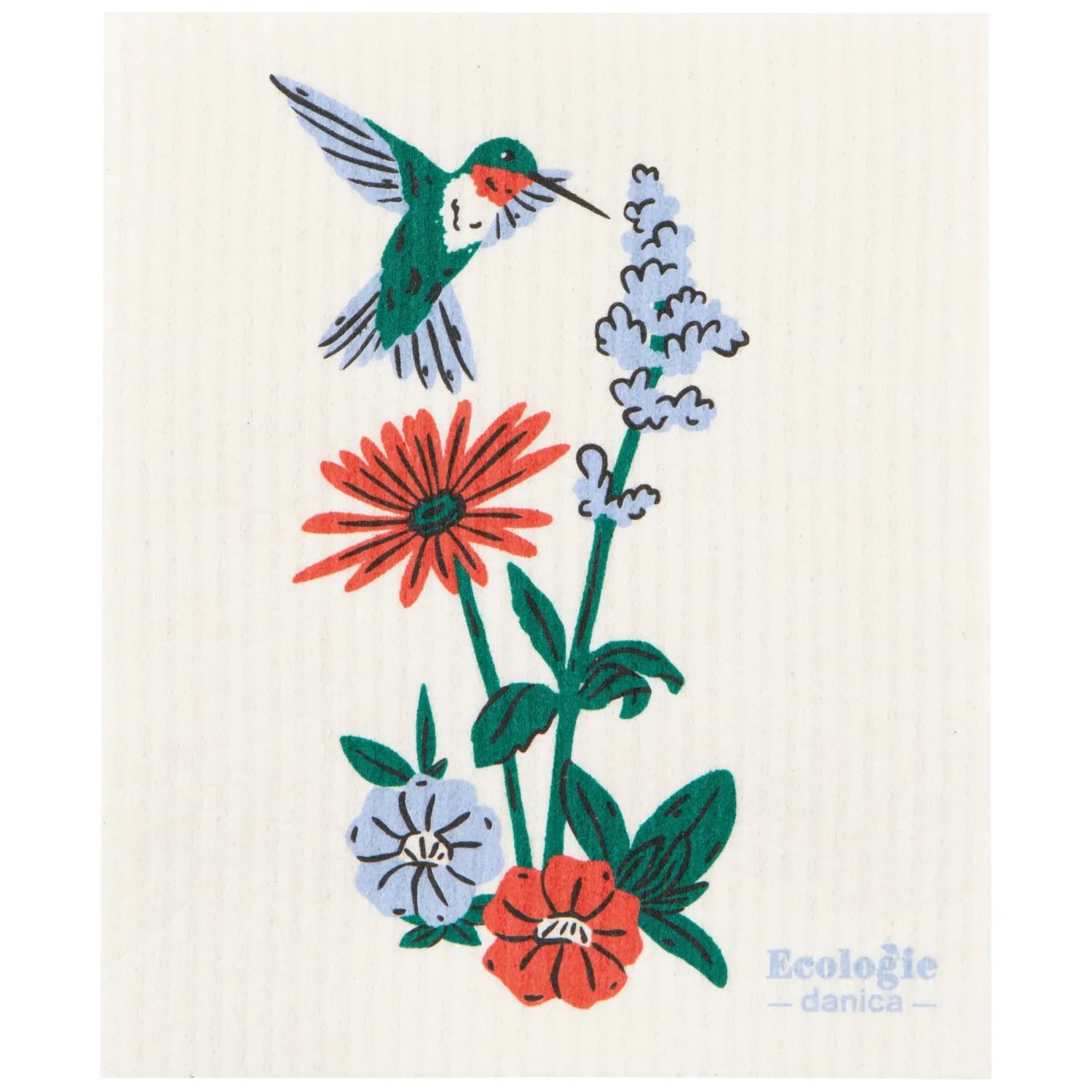 Hummingbird Swedish Dishcloth