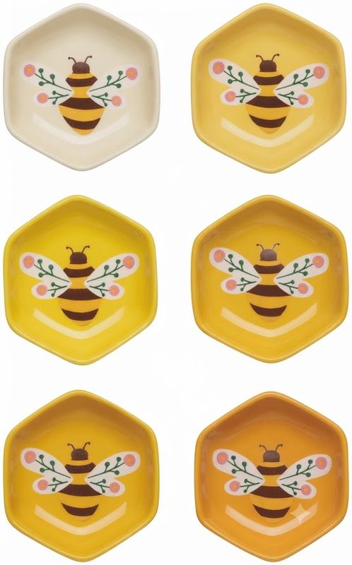 Bee Garden Pinch Bowls S/6