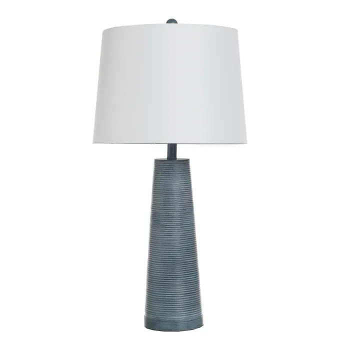 Denim Washed Cone Table Lamp