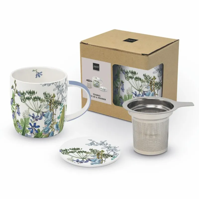 Donatella - Boxed Tea Mug W/Strainer &amp; Lid