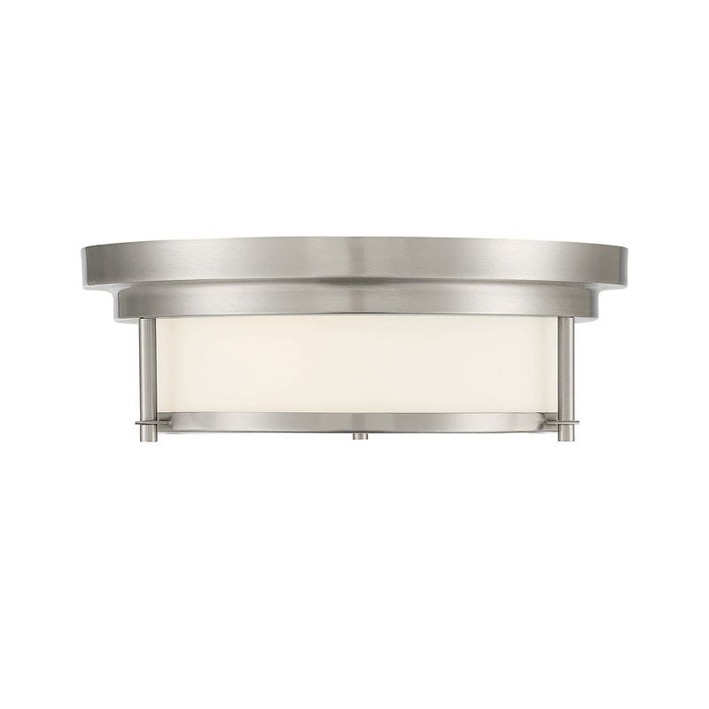 Merdian 2 Light Ceiling Light - Brushed Nickel