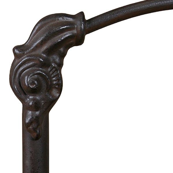 43564 King Iron Bed, Color: Rustic Bronze