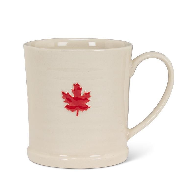 Rimmed Mug - Maple Leaf