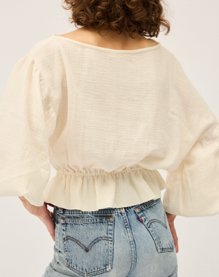 Anna Frill Blouse - Cream