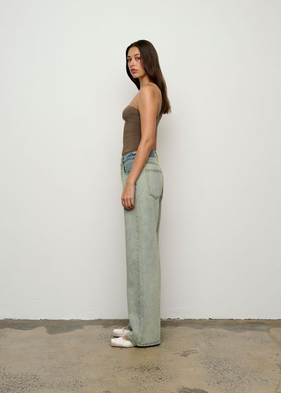 Lima Strapless Top - Mushroom