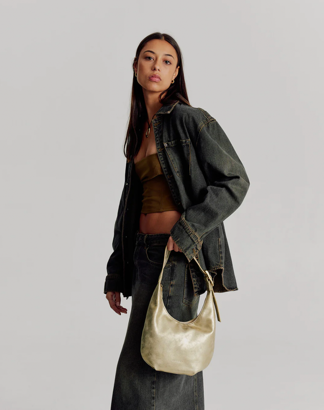 Everyday Croissant Bag  -  Gold Corn