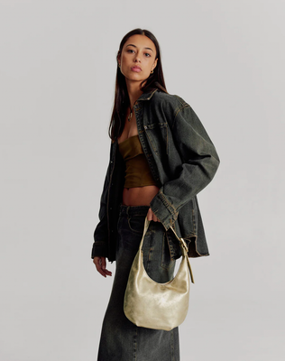 Everyday Croissant Bag  -  Gold Corn