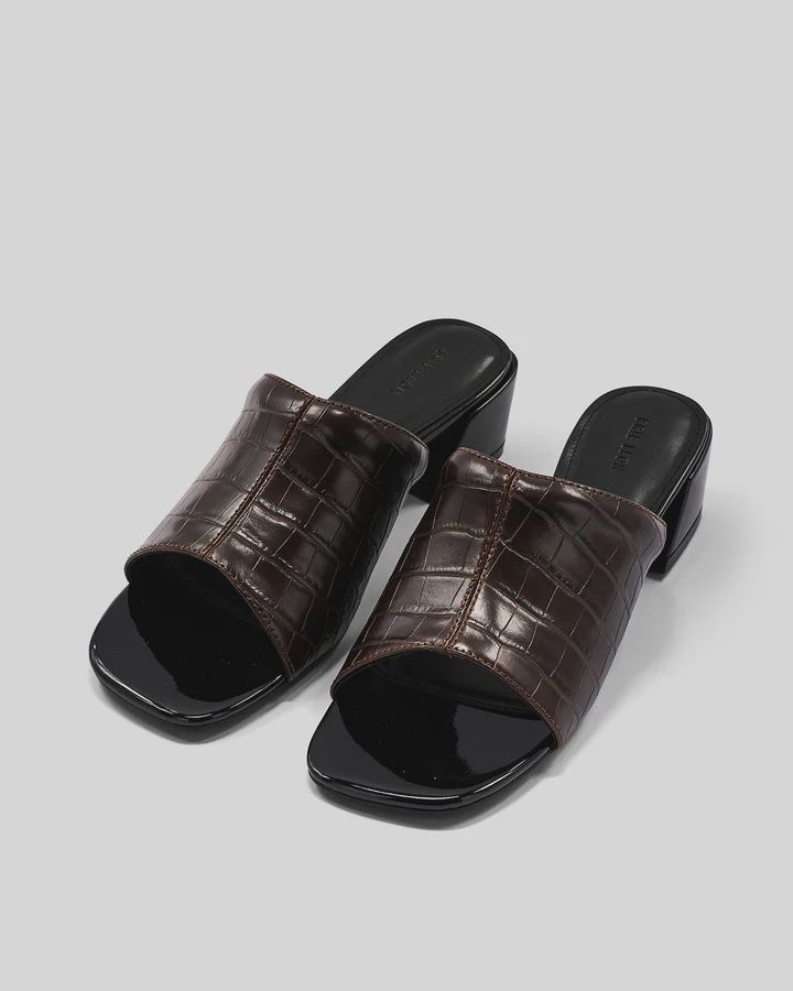Camille Mule - Brunette Croc