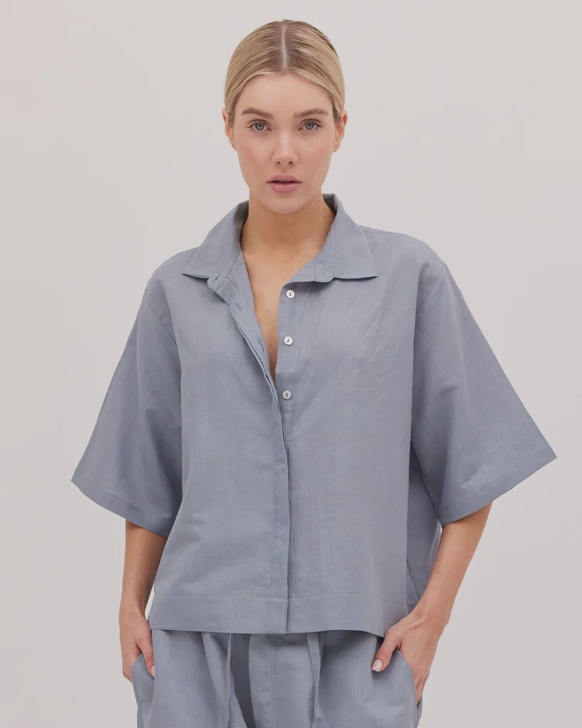 The Cropped Shirt - Storm