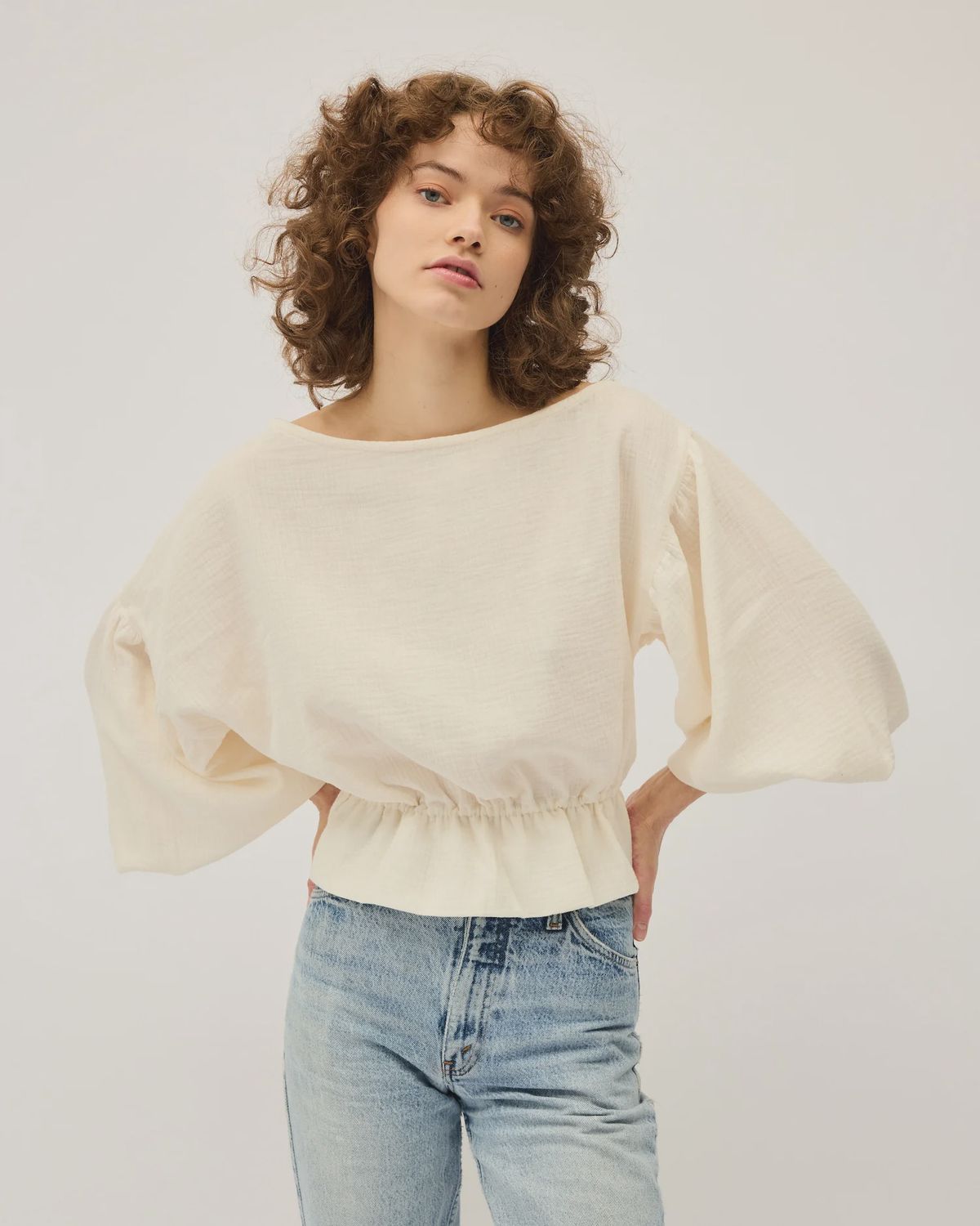 Anna Frill Blouse - Cream