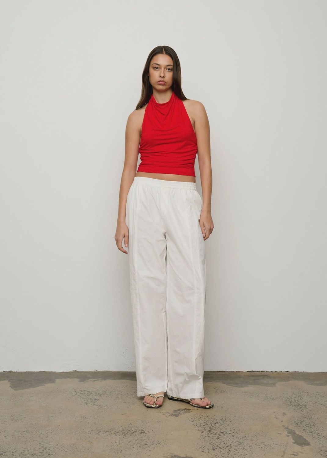 Delphine Top - Spanish Red