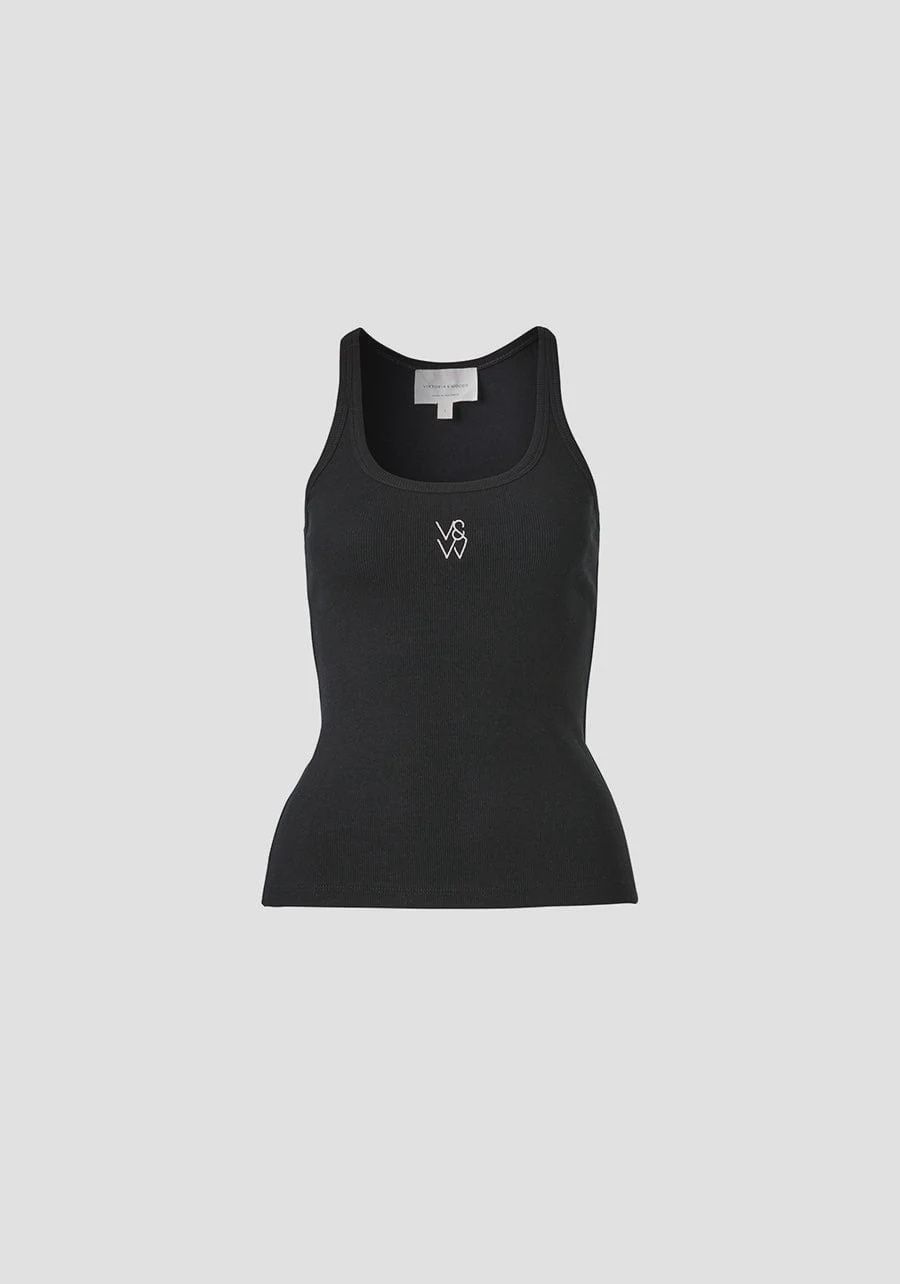 V &amp; W Tank - Black