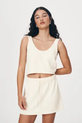 Alma Knit Skirt - Bone