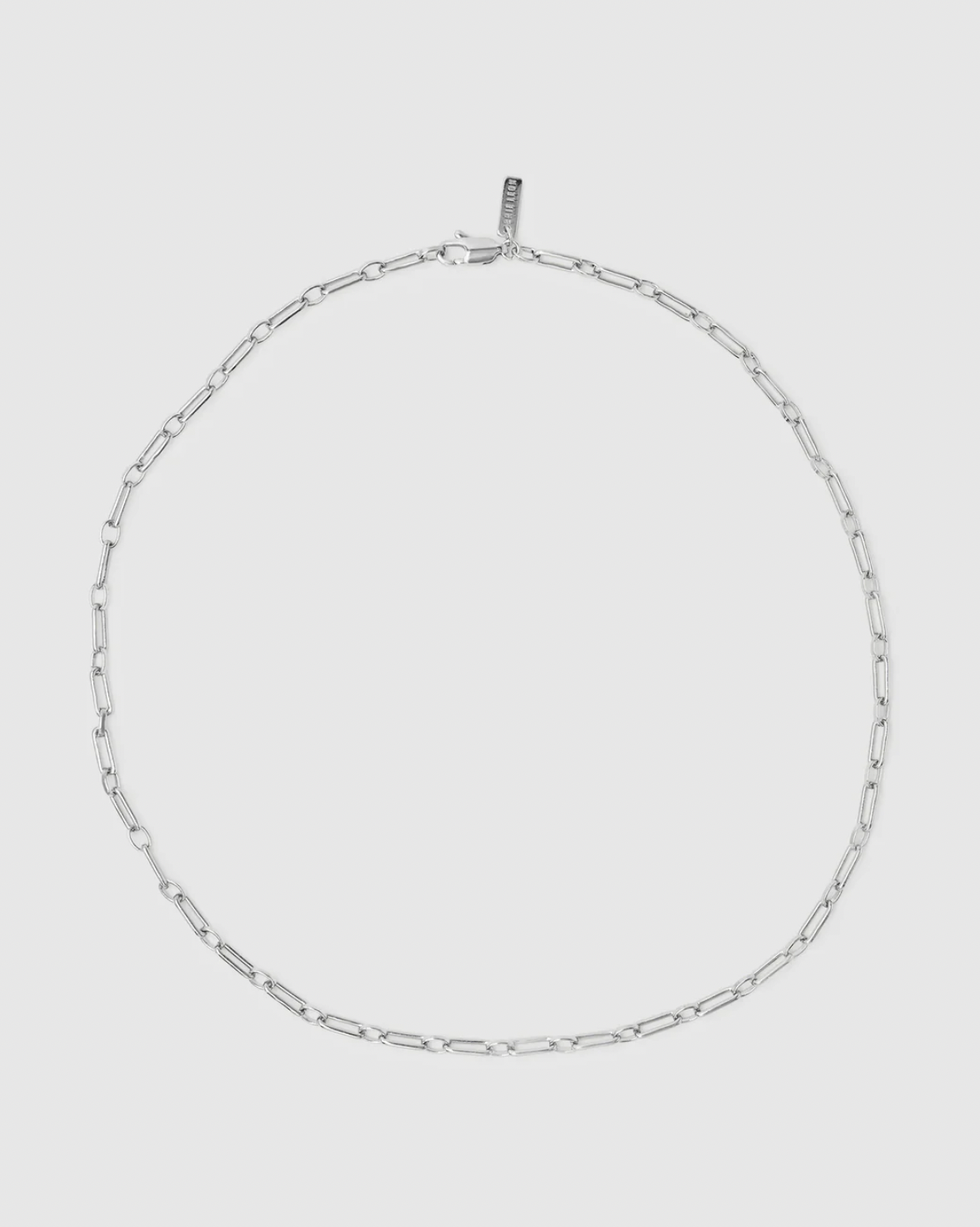 Paper Clip Chain - Silver