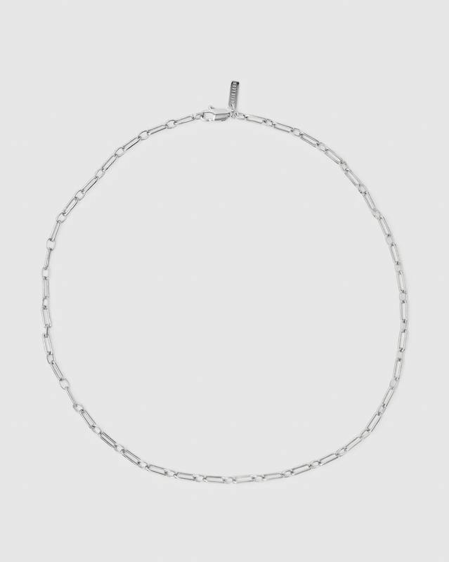 Paper Clip Chain - Silver