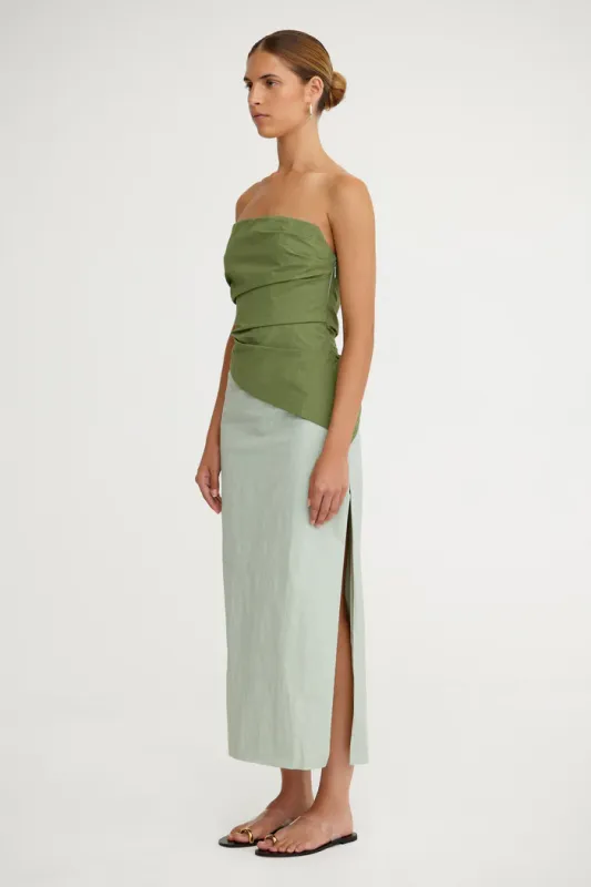 Cecelia Midi Dress - Pistachio