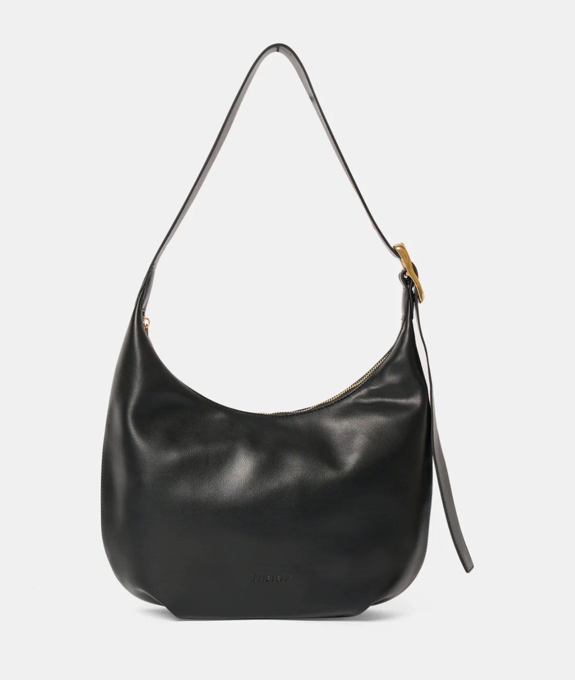 Large Everyday Croissant Buckle Bag - Black